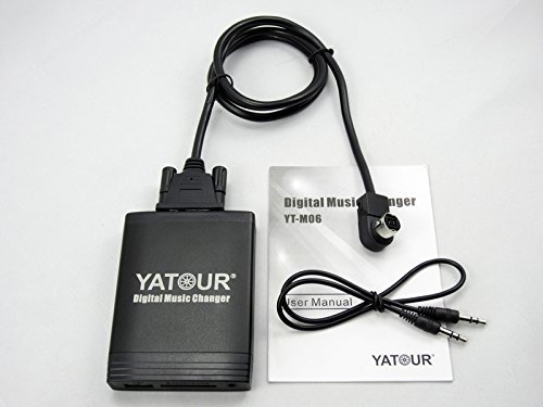 Yatour Car Digital Music Changer USB SD Aux MP3 Interfaz Car Stereo Bluetooth (Opcional) Radio para Alpine ai-Net