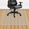 Yoleo - Alfombra Protectora para Silla de Oficina, Alfombra Transparente para protección de Suelos Duros, Alta Resistencia a los Impactos, Antideslizante, 135 x 114 cm