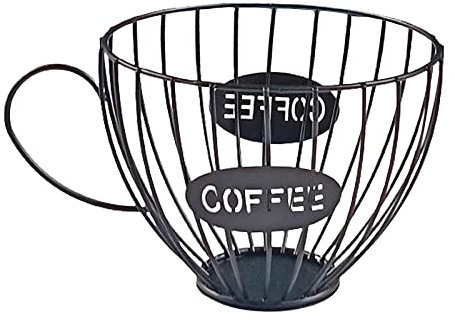 Fenteer Kaffee Kapselhalter, Kaffee Pod Halter Kaffee Kapsel Lagerung Korb Kaffee Pod Organizer Halter Speichern Raum für Home Cafe Hotel Bar