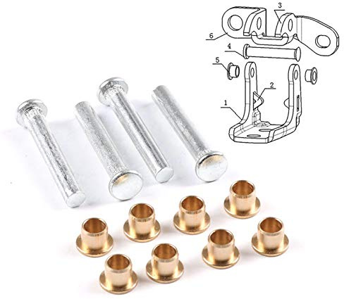 Clenp Door Hinge Pins Kit, Car Door Hinge Pins Bushing Repair Assembly Kit Set Compatible with Nissan Navarra 97-05