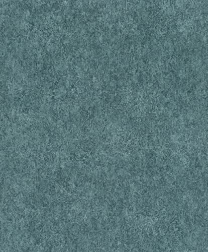 Rasch Tapeten Vliestapete (universell) Türkis 10,05 m x 0,53 m Linares 617153