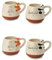 2 X NEU teemando® Becher Willy & Billy Keramik, 2-fach sortiert 0,4 l = 4 Becher
