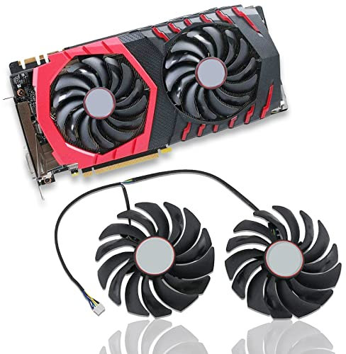 DOTODO 95 mm PLD10010S12HH DC12V 0,40A Lüfter für MIS RX470 570 480 580 GTX1080Ti 1080 1070 1060 Grafikkarten-Kühler Lüfter