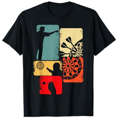 Dart Dartspieler Darts Darter Männer T-Shirt