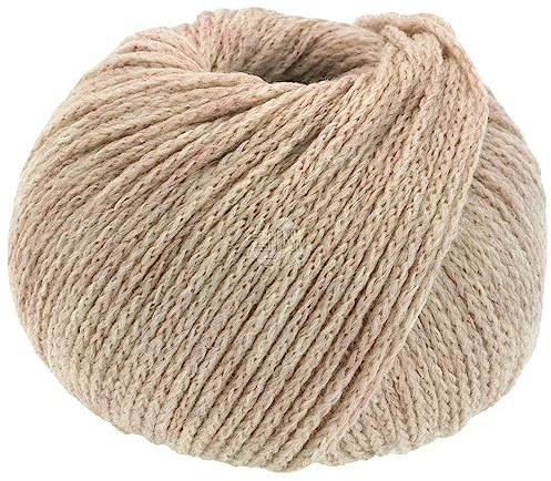 LANA GROSSA Cool Merino | Leichtes Kettengarn aus klassischer Merinowolle | Handstrickgarn aus 90% Schurwolle (Merino) & 10% Polyamid | 50g Wolle zum Stricken & Häkeln | 150m Garn FB 16