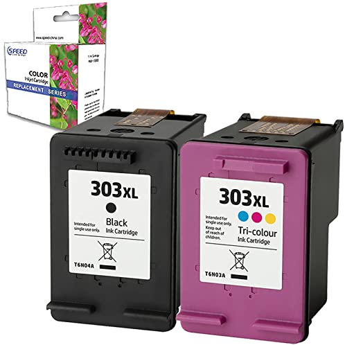 Kompatible Tintenpatronen für HP 303 XL schwarz + 303 XL Farbe 303XL Druckerpatrone ENVY PHOTO 6220 6230 7130 7830 TANGO X SMART