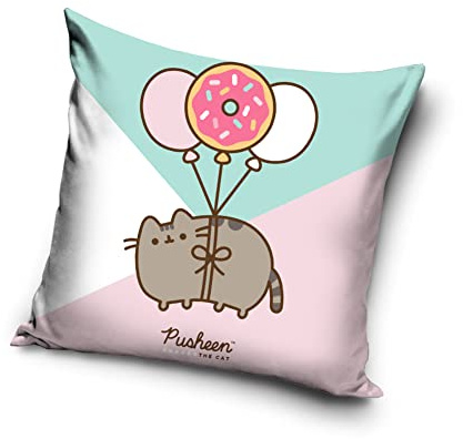 Carbotex Pusheen Motiv Kissenhülle Kissenbezug 40x40 cm (PTC223002B)