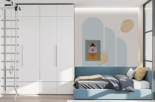 World of Stencils Wandschablone – Boho-Bogen Bogen + Kreis Schablonen-Set – wiederverwendbar, Polypropylen, verschiedene Größen (ARC-80)