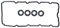 Doo Engy Zylinderkopfhaube Dichtungssatz Ventildeckeldichtung Ventildeckeldichtungssatz Ventildeckel Dichtung Ventil Abdeckdichtung für Mini R50 R53 R52 Cabrio Neon PT Cruiser 1.6