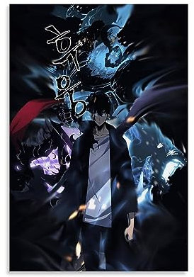 ENILSA Solo Leveling Igris AnimeCanvas Poster Dekorative Malerei Leinwand Wandposter und Kunstdruck Moderne Familie Schlafzimmer Dekor Poster 30 x 45 cm