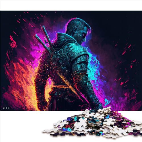 Puzzle „Ermächtigter Krieger“, 1000 Teile, Puzzle für Erwachsene, Papppuzzle, Geschenk für Kinder ab 12 Jahren, Stressabbau, Aufenthalt, Zeit totschlagen, 1000 Teile (26 x 38 cm)