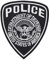 Police Abzeichen Aufnäher zum aufbügeln oder aufnähen Bügelbild Aufbügler für Kleidung gestickter Bügelpatch Applikation USA Karneval Fasching Kostüm Patch Größe 7,5 x 9 cm