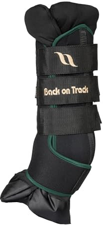 Back on Track Royal Quick Wraps Deluxe für Pferde 2033 mit Welltex-Technologie, paarweise verkauft, Grün, Größe L (40,6 cm)