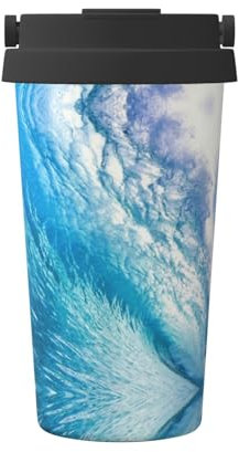 Zhengjia Ocean Carry Insulated Coffee Mug Flask for Hot and Cold Drinks Travel Coffee Mug, Sports Water Bottle