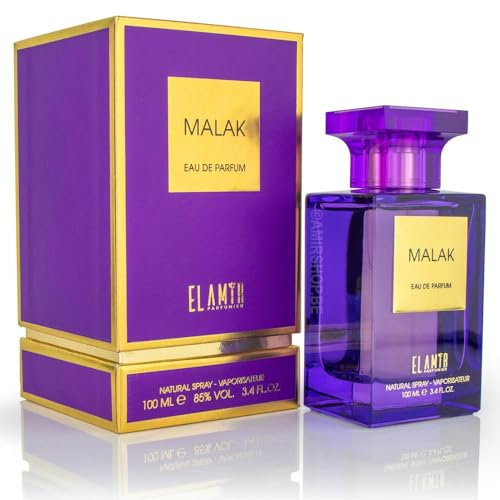 Malak Eau de Parfum pour Femme 100ml - Parfum de Luxe Fabriqué à Dubaï - Notes de Fleur d'Oranger, Cardamome, Rose, Ciste, Héliotrope, Myrrhe, Mousse de Chêne, Patchouli, Vétiver - 85% Vol