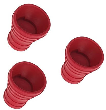 Toddmomy 3St Saugnapf aus Gummi golfzubehör Golfball-Picker-Obermaterial für Putter Saugkugel Golfball-Saugnapf Ballpflücker Ball abholen Ballgreifer Kugel Saugnapf rot