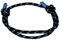 Generico Bracciale nautico regolabile in corda sottile, braccialetto colorato uomo donna (Nero)