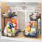 Kitchen Storage & Organisation, 2 Pack Under Sink Storage, Two Tiers of Pull-Out and Freely Adjustable Height Under Sink Organiser, Beautiful And Sturdy, Black