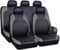 Yygjwyw 9 Stück Auto Sitzbezüge Set für Mercedes Benz SLK 230 R170/SLK 320 R170/SLK 200 R171/SLK 350 R171/SLK 280 R171, Auto-Schonbezüge Vordersitze Rückbank Wasserdicht Rutschfes Innenraum