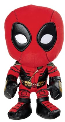 Simba Deadpool-Plüschtier, respektloses und charaktergetreues Design, weich, dekorativ und zum Sammeln, ideal für Marvel-Fans, ab 0 Monaten, offizielle Marvel-Version (6315870456)