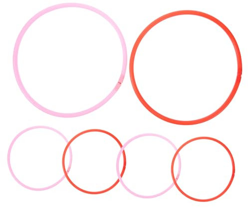 Sosoport 6 Anillos Flotantes para Plantas Acuario Anillos De Alimentación De Peces Accesorios De Alimentación para Acuario