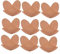 AUTSUPPL 200pièces Caissettes à Chocolat Papier Support Décoratif Pour Truffes Pour Événements Spéciaux Et Fêtes
