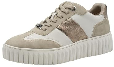 Marco Tozzi Damen Sneaker weiches Feel Me Wechselfußbett weiches Innenfutter Vegan Modern