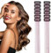 Dalababa 12 Pezzi Extension per Capelli, Clip In Fata Orpelli dei Capelli, Scintillio Partito Dazzle Accessori per Donne Ragazze Partito Festival - Rosa