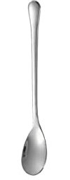 ADERFETBI Cutlery Teaspoons Stainless Steel Coffee Spoon Long Handle Spoon Ice Cream Dessert Spoon Fruit Spoon Stirring Milk Tea Spoon Tea Spoons(Multicolor,L)