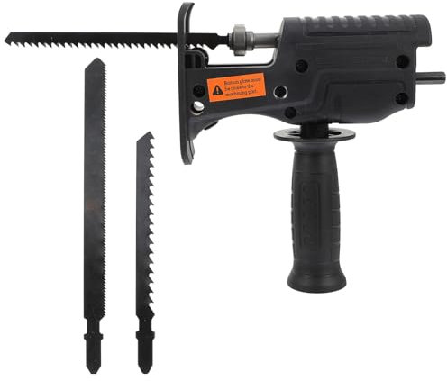 DIYEAH 1 Satz Elektrische Bohrer Modifizierte Kettensägenzubehör Säbelsägen Werkzeug Bohrmaschine Adapter Akku-bohrmaschine Tragbare Bohrmaschine Bohraufsatz Metall Black