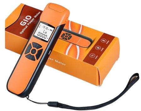 YQVEOT Light Meter Lux Meter High Precision Optical Power Meter G10 Rechargeable Battery FTTH Fiber Optic Power Meter With Flash Light OPM FC/SC/ST(-70 to 6dBm)