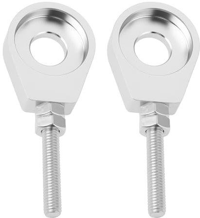 eMagTech 2 Pièces Tendeur de Chaîne de Moto Argenté Compatible avec Simson S51 SR4 KR51 Schwalbe SR50