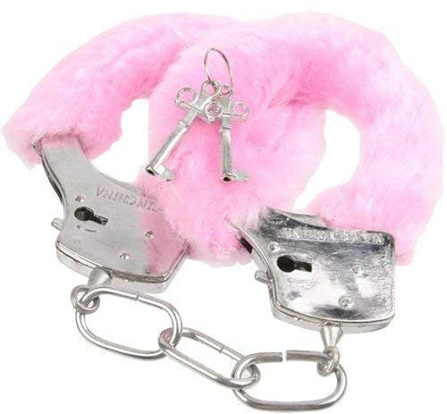 SHATCHI Handcuffs with 2 Keys Police Cosplay Girls Hen Night Out Bridal Bachelorette Ball Party Games Fancy Dress Accessories Fun Gifts
