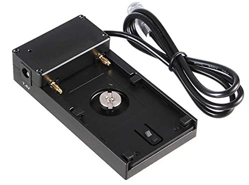 Hersmay NP-F Battery Adapter Plate Akku Adapterplatte für BMPCC 4K & 6K, 6K Pro, Blackmagic Pocket Cinema Camera 4K 6K Filmkamera, Kompatibel mit Sony NP-F970 F960 F770 F750 F570 F550