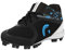 Guardian Baseball Cleats Jugend Jungen Mädchen High Top Youth Baseball Cleats Jungen Baseball Cleats und Mädchen Softball Cleats, Schwarz/Königs, 4 Big Kid