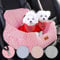 Wahre Tierliebe® - Hunde Autositz inkl. Sicherheitsgurt - waschbarer Hundesitz Auto in schwarz/weiß für kleine, mittlere & große Hunde I Autositz Hund, Hundeautositz, Hund Auto, Hundebox Hundekorb