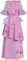 SZYDM Damen Isabella Kostüm Cosplay Kleid Halloween Mirabel Madrigal Kurzarm Rosa Blumenkleid Outfits mit Brille Ohrringe für Erwachsene,Isabella Costume Women,L