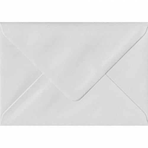 133mm x 184mm envelopes for Greeting Cards Wedding Invitation Crafts Coloured Envelopes - Pack of 15 Envelopes (White)