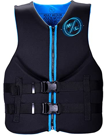 HyperLite Men's Indy Life Jacket - US Coast Guard Approved Level 70 Buoyancy Aid, Great for Any Water Sports Activity Including Boating, Paddle & Swimming - Medium