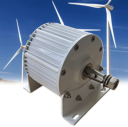 Generador De Imanes Permanentes TrifáSico Sin Engranajes, 6000 W, 8000 W, 10000 W Con Base 24 V, 48 V, 96 V Ca Alternador 5 Kw Para Turbina EóLica
