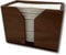 Hatschibox aus Walnussholz, Taschentücher Box - Stylische Taschentuchbox, Tücherbox nachfüllbar (Walnussholz)