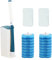 Wall Toilet Wand Kit, Disposable Toilet Cleaning Set with 16 Toilet Wand Refill Heads, Toilet Brush With Holder for Bathroom Cleaning
