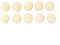 Headset Microphone Cover, 10Pcs Microphone Foam Windscreen Cover For Gaming Headset Headworn Mic Beige