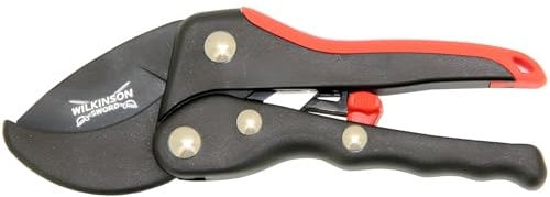 AMK® Wilkinson Sword Ratchet Anvil Pruner Secateurs Shears Garden Tool 22cm Cutter