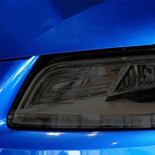 JCAKES Auto-Scheinwerfer-Tönung Rauchschwarz Schutzfolie Transparent TPU Aufkleber Zubehör, für Audi Q5 SQ5 Quattro Facelift 2021 2022