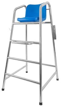 Stühle for Rettungsschwimmer in öffentlichen Schwimmbädern, Beobachtungsposten, Sportschiedsrichter, Trainer, Wettkampfstühle mit bequemem Sitz, rostfreie Deckleiterhocker for Lasten der Küstenwache(S