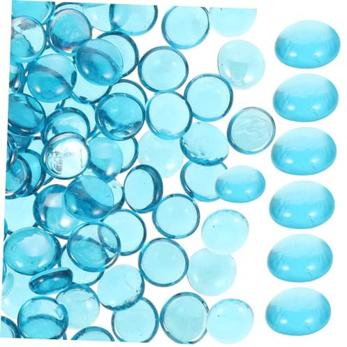 FUNOMOCYA 1tasche Feuerglassteine Für Feuerstellen Aquarien-dekor Und Blumentopf-Ornamenten Geeignet Für Innen Und Außenbereich Tischkamine Und DIY-projekte