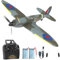 VOLANTXRC Remote Control Plane 4-CH RC Spitfire Fighter Radio Controlled Aeroplane Age 14+ for Beginners with Xpilot Stabilization Systemwith, One Key Aerobatic