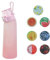 Trinkflasche mit Geschmack, Flasche Starter Set Rosa Flasche Original, Trinkflasche 700ml mit 7 Pod, Wasser Flasche und Wasser mit Geschmack, Trinkflaschen Set, Water Bottle with Flavor