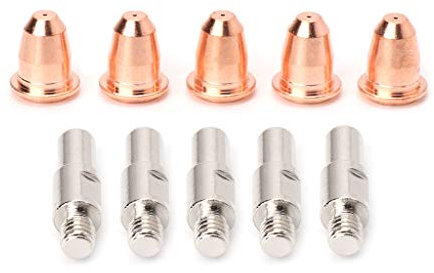 S45 Verbrauchsmaterialien, Elektrode, 0,8 mm, Düsenspitze für Plasmaschneider, Brenner, 10 Stück